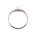 bezel thick circle 30mm silver