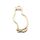 bezel sitting cat matte gold - design 2