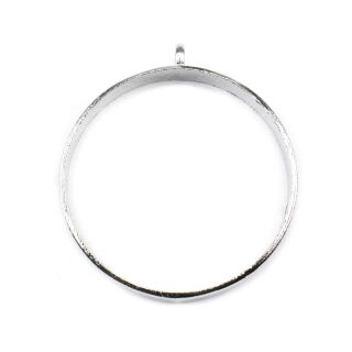 bezel thick circle 35mm silver