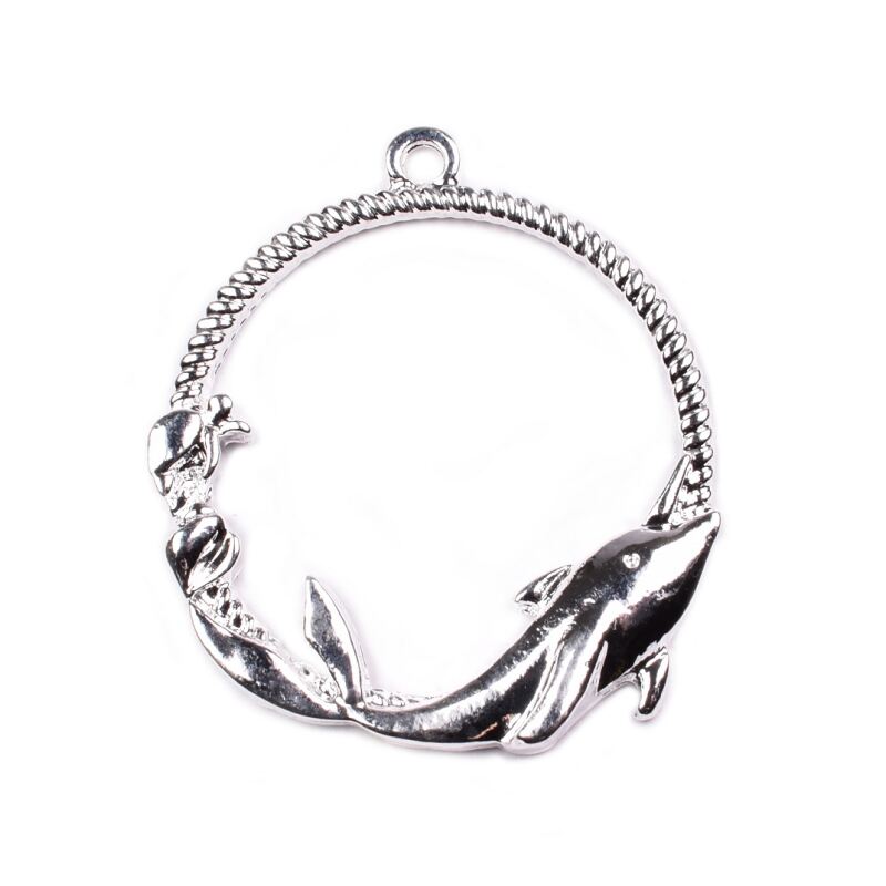 Mako Mermaid Mimmi's Dolphin charm Pendant sterling silver 925