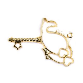 bezel zodiac sign Pisces gold - design 1