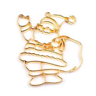 bezel Santa Claus gold