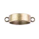linking bezel thick circle 24mm bronze