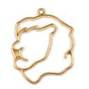 bezel zodiac sign Leo gold - design 2