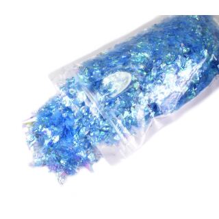 20g Glitterflocken hellblau