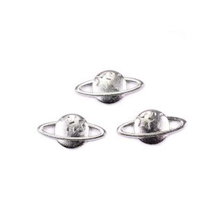 3 saturn planets silver