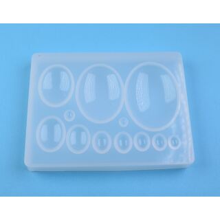 Silikonform Cabochons oval