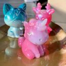 Silikonform kawaii Einhorn 3D