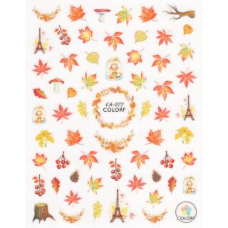 Herbst Stickerbogen bunt