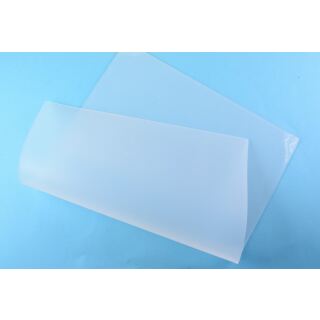 silicone mat 14.5x20cm translucent