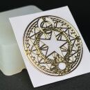metal sticker mystic symbols gold - design 38 - celestial...