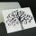 metal sticker mystic symbols silver - design 7 - tree of life