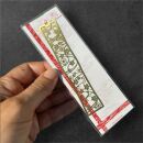 bookmark cherry blossoms gold