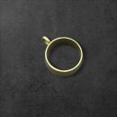 bezel thick circle 19mm antique bronze