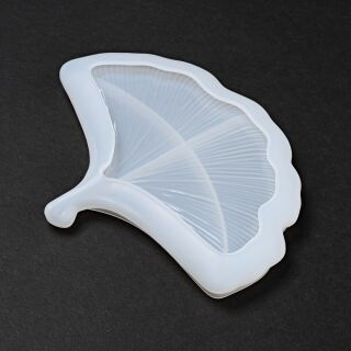 silicone mold flat ginkgo leaf bowl