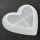 silicone mold flat heart bowl